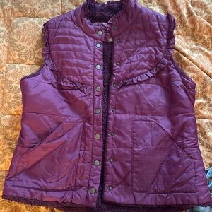Free People Purple Quilted Women's Vest